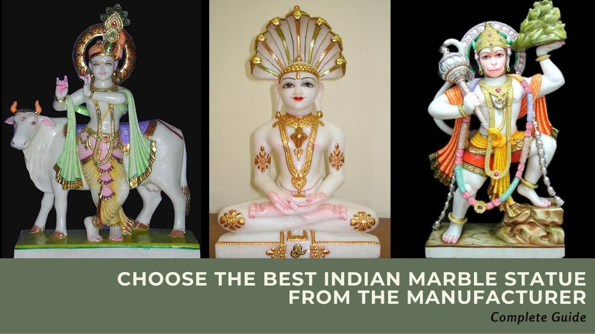 Indian marble statue
