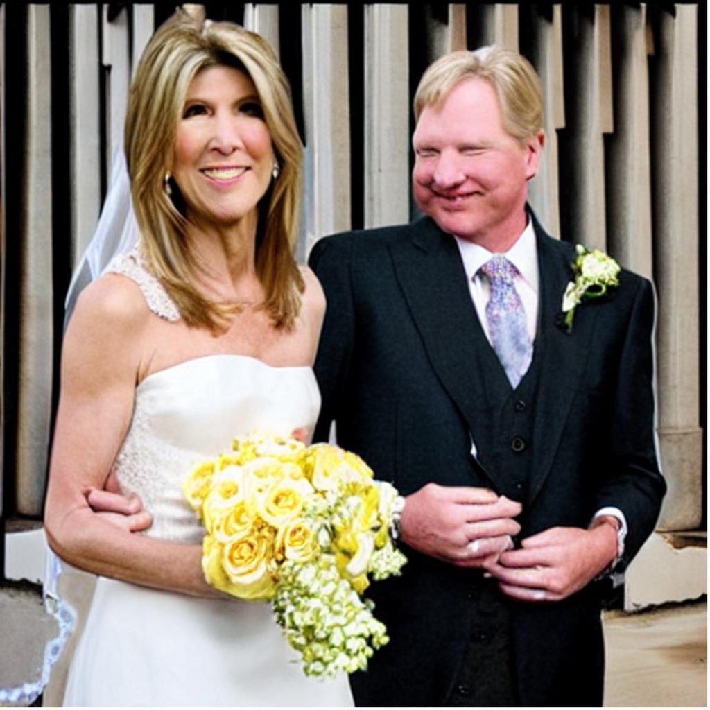 Ai Generated Nicolle Wallace And-Michael Schmidt Wedding Pictures