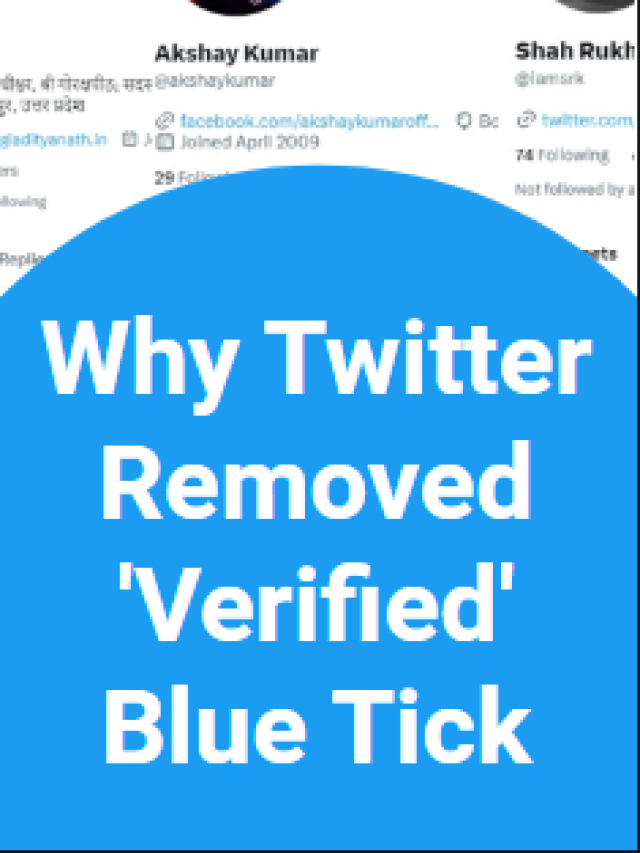 Twitter Removes ‘Verified’ Blue Ticks of Celebs