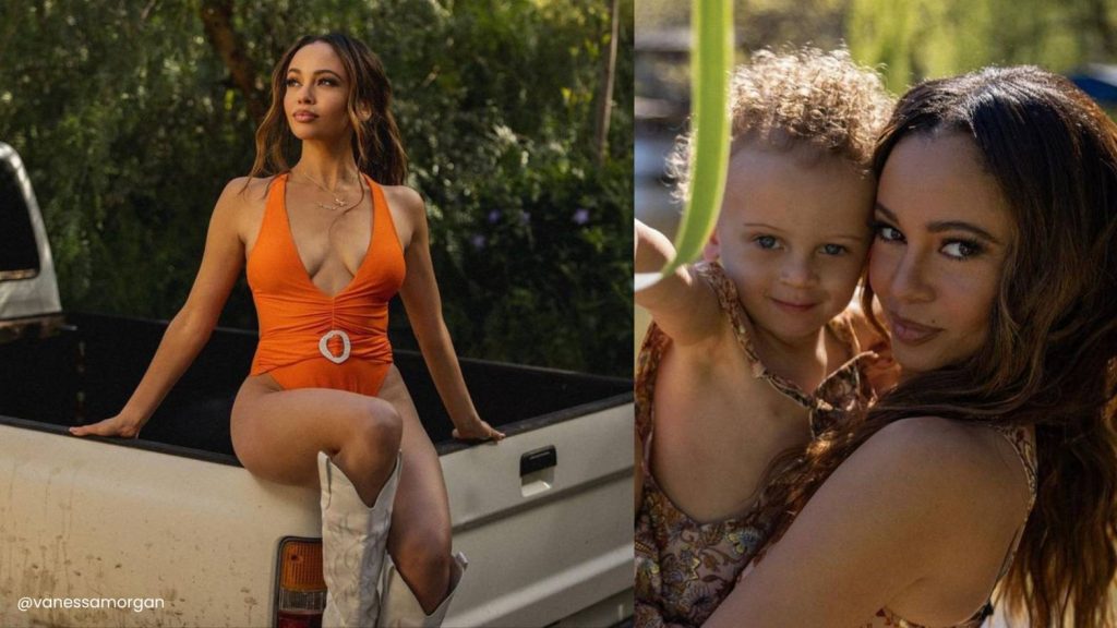 vanessa morgan hot and sexy image with son river kopech