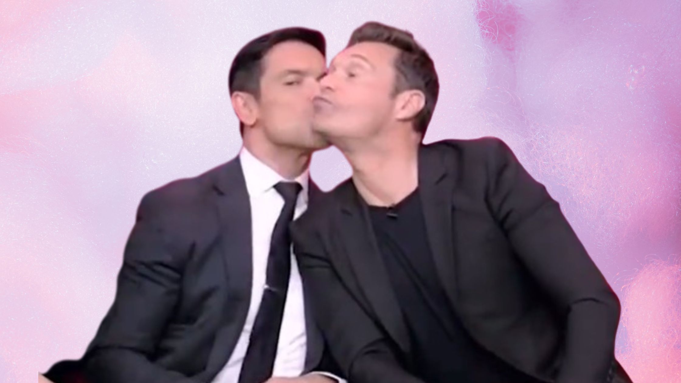 Ryan Seacrest Kissing Men