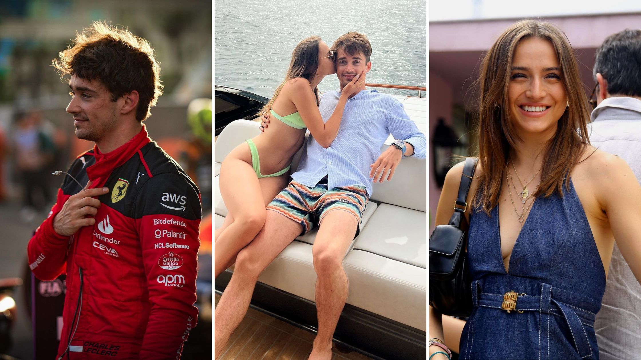 charlotte sine and charles leclerc